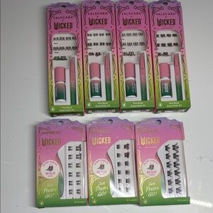 Kiss Falscara Wicked Lash Collection - Pink and Green